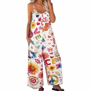 Colorful Boho Women's Jumpsuit